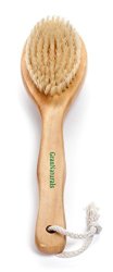 GranNaturals Dry Skin and Body Brush for Anti Cellulite Reducing Massager Treatment with Long Wooden Handle