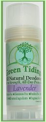 Green Tidings All Natural Deodorant *Extra Strength, All Day Protection* 2.7oz Lavender