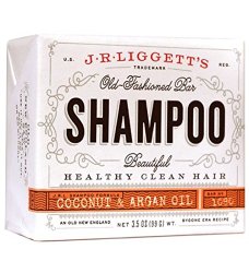J.R. Liggett Bar Shampoo, Virgin Coconut Aragan Oil, 3.5 Ounce
