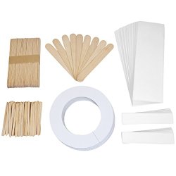 JMT Assorted Waxing Strips Kit – 60 Large 60 Small Strips and Accessories