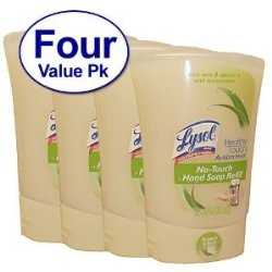Lysol No-touch Hand Soap Refill Aloe Vera and Vitamin E 8.5 Oz (4 Pack)
