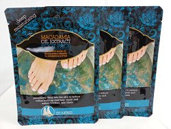 Macadamia Natural Oil Multi Pack Offer 3 X Macadamia Oil Extract Deep Moisturising Foot Pack Socks Treatment Deep Moisturising