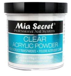 Mia Secret Professional Acrylic Nail System Clear Acrylic Powder 4 oz