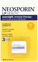 Neosporin Lip Health Overnight Renewal Therapy, 0.27-Ounce (Pack of 2)