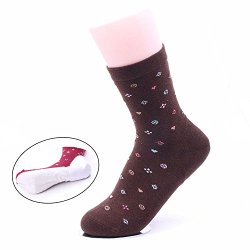 NIPOO Foot Repair Moisturizing Socks for Women, Brown