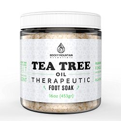 Rocky Mountain Essentials Tea Tree Oil Therapeutic Foot Soak, 16 oz
