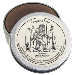 Sasquatch Soap – 100% Natural & Handcrafted, in Reusable Travel Gift Tin