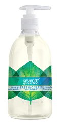 Seventh Generation Hand Wash,  Free & Clean Unscented, 12 ounce, (Pack of 8)