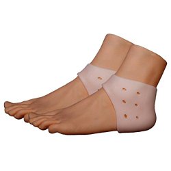 Silicone Gel Soft Breathable Heel Protector Cushion Foot Care Reduce Heel Shock Prevent Heel Bone Blisters Calluses Heel Air Support