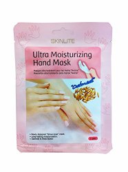 SKINLITE Ultra Moisturizing Hand Mask “Oatmeal”, Newly Designed “Glove-type” Mask, Long-lasting Moisturization, Oatmeal & Shea Butter. (1 Pair/ Pack)