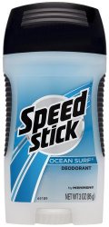 Speed Stick Deodorant, Ocean Surf, 3-Ounce Sticks (Pack of 6)