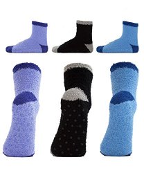 Womens Non Skid / Slip Hospital Socks 3 Pack – ONE
