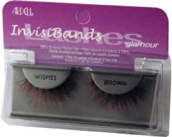 Ardell Invisibands False Eyelashes – Wispies Brown (Pack of 4) by Ardell
