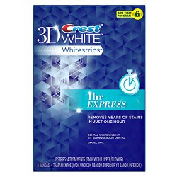Crest 3d White 1-Hour Express Teeth Whitening Kit 8 Strips – 4 Treatments