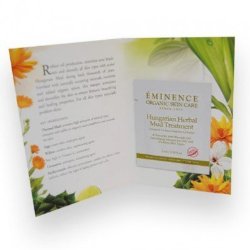 Eminence Sample Hungarian Herbal Mud Treatment Masque Set of 6 Card Samples