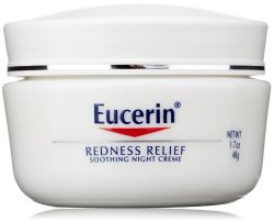 Eucerin Redness Relief Soothing Night Creme, 1.7 Ounce