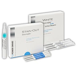 Official Power Swabs 1 Month Intensive Teeth Whitening Kit