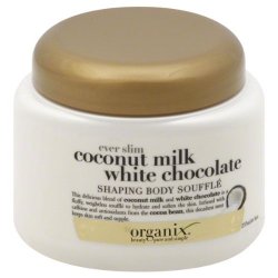 Organix Shaping Body Souffle, Ever Slim, Coconut Milk White Chocolate 8 Oz (237 ml) (Pack of 3)