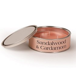 Pintail Candles Large 3 Wick Scented Candle Tin – Sandalwood & Cardamom
