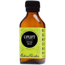 Uplift Synergy Blend 100% Pure Therapeutic Grade Essential Oil by Edens Garden- 100 ml (Bergamot, Lemon, Melissa, Orange, Peppermint, Tangerine and Ylang Ylang)