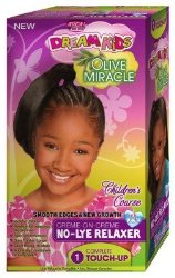 African Pride Dream Kids Olive Miracle Touch-Up Relaxer Coarse