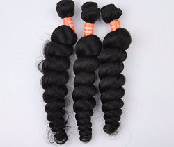 Goood Hair 7a 100% Unprocessed Peruvian Virgin Hair Loose Wave 8 to 30 Inch Hot Sell Peruvian Virgin Hair Curly Wave Human Hair Extensions 50g/pc 1 Bundle 18 Inch