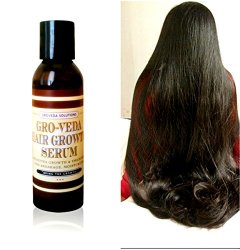 Groveda Fast Hair Growth Product for Women & Men. All Natural 4 oz Hair Oil for Hair Growth. Infused Amla, Coconut Oil, Peppermint Oil, Rosemary Oil, Biotin for Hair Growth, Hair Loss & Thinning Hair