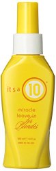 It’s a 10 Blonde Miracle Leave in Treatment, 4 Ounce
