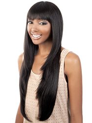 Kalyss Women’s Long Straight Black Super Natural As Real Hair Wigs For women
