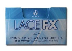 Lace Fx Tape By Vapon B Curve Double Sided Super Adhesive Clear Strips for Front Lace Wigs