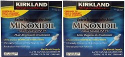 Minoxidil for Men 5% Extra Strength Hair Regrowth for Men, 12 Month Supply