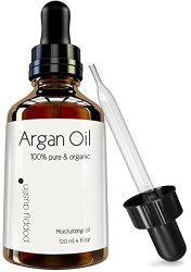 Poppy Austin Finest Pure Organic Argan Oil, 4 Fluid Ounce