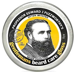 Professor Fuzzworthy’s Beard Care Balm & Gloss Conditioner with Organic Leatherwood Beeswax and Essential Plant Oils – 40g