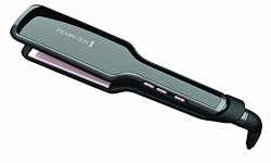 Remington S9520 Salon Collection Ceramic Hair Straightener with Pearl Infused Wide Plates, 2-Inch, Black