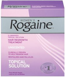 Rogaine for Women Hair Regrowth Treatment (2-Ounce Bottles, Pack of 3)