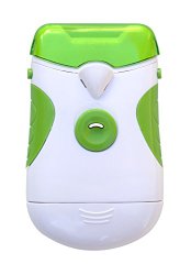 Roto Clipper Electric Nail Trimmer, White/Green