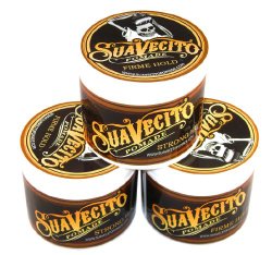Suavecito Pomade Firme/Strong Hold 4 oz. (pack of 3)