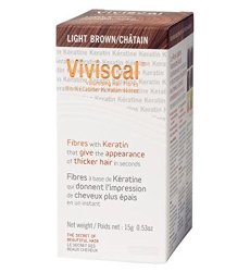 Viviscal Hair Thickening Fibres Light Brown – Pack of 2