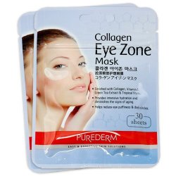 2 Pack 30 Sheets Purederm Collagen Eye Zone Pad Patches Mask Wrinkle Care