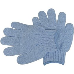 Acqua Sapone Exfoliating Body Massage Gloves – Light Blue 1 pair