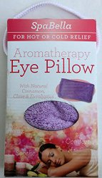 Aromatherapy Eye Pillow by SpaBella – with Natural Cinnamon, Clove & Eucalyptus