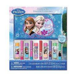Disney Frozen Lip Balm and Lip Gloss with Cosmetic Bag in Window Box