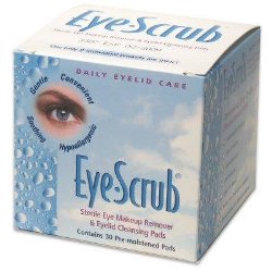 Eye Scrub Make Up Remover Pads – 30 Each