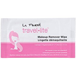 La Fresh Travel Lite (60) Make-up Remover Wipes Large Size Individually Packaged