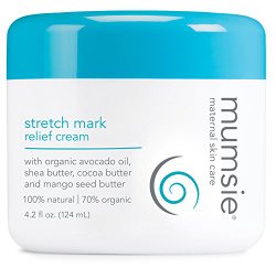 Mumsie Maternal Skin Care Stretch Mark Relief Cream, 4.2 Fluid Ounce