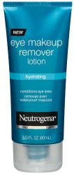 Neutrogena Hydrating Eye Makeup Remover Lotion, 3 Ounce (Pack of 3)