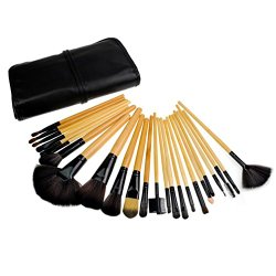 Outop 24pcs Professional Cosmetic Makeup Brush Set with Bag
