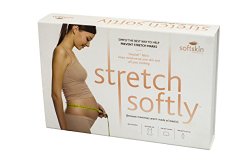 Soft Skin Company – Stretch Softly® Stretch Mark Prevention Set – All Natural – Tank and Shorts Set – To Keep the Moisture on Your Skin – Stretch Softly Black – Large