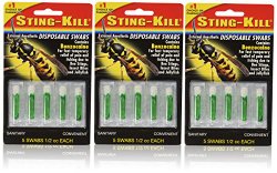 Sting-Kill Disposable Swabs – 5 Ea (Pack of 3)