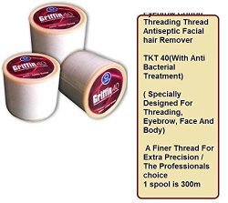 Artcollectibles India 3 Spool Griffin Eyebrow Cotton Threading Thread Antiseptic Facial Hair Remover